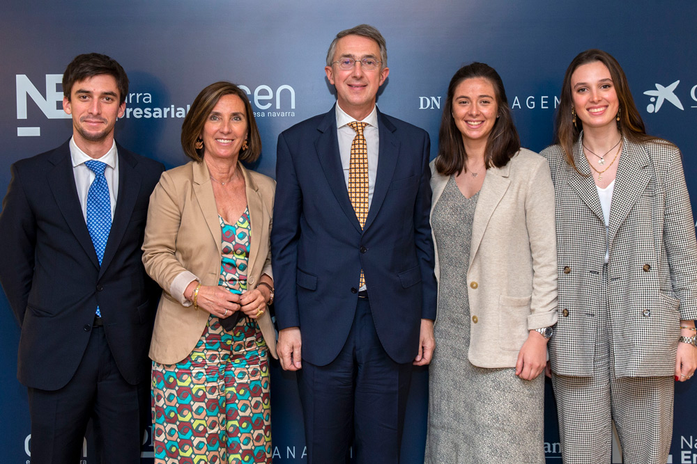 Enrique Ordieres, presidente de Cinfa, recibe el Premio Navarra Empresarial